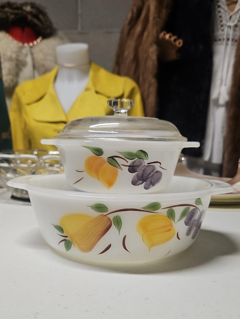 Vintage Fireking Gay Fad Fruit Pattern